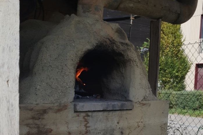 Our pizza oven Draco